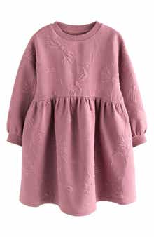 NEXT Kids' Bow Sweatshirt Dress