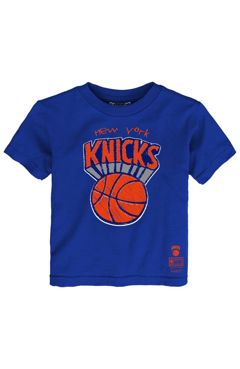 Mitchell & Ness Toddler Mitchell & Ness Blue New York Knicks Favorite Team T-Shirt, Alternate, color, 
