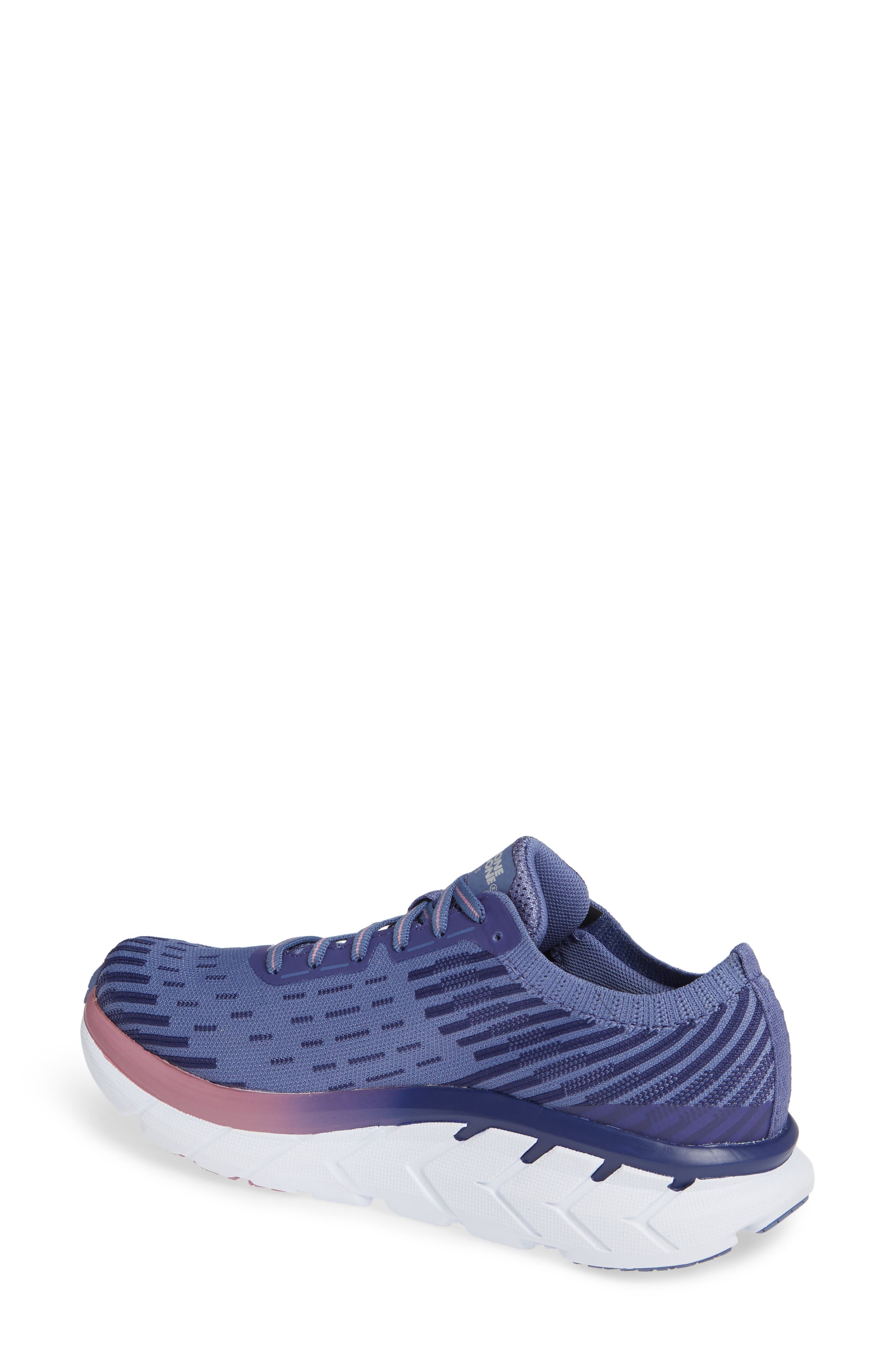 HOKA ONE ONE<sup>®</sup> Clifton 5 Knit Running Shoe, Alternate, color, 