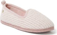 DEARFOAMS Rachel Marled Chenille Closed Back Slipper