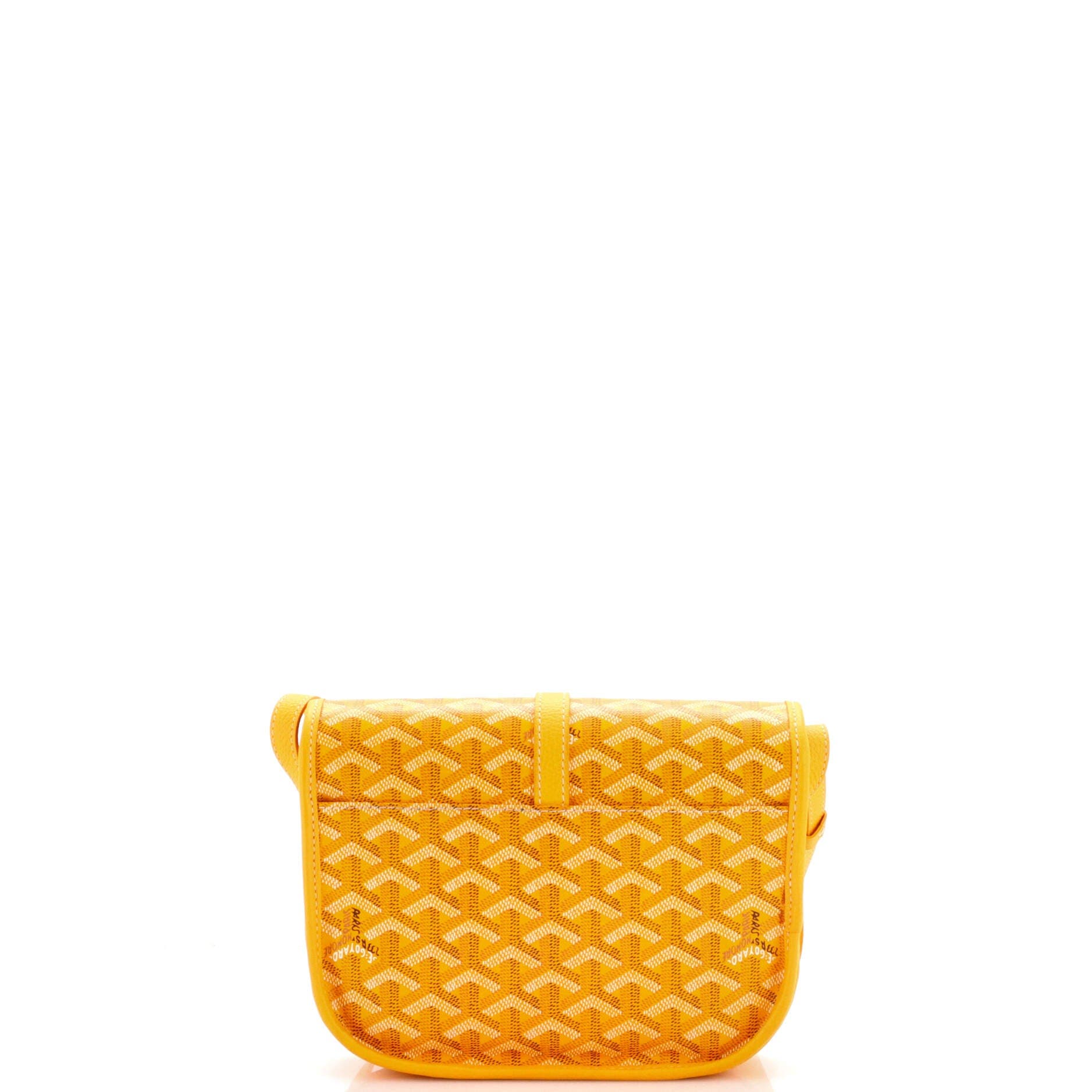 Pre-Owned Goyard Belvedere II Messenger Bag Coated Canvas PM, Alternate, color, Yellow