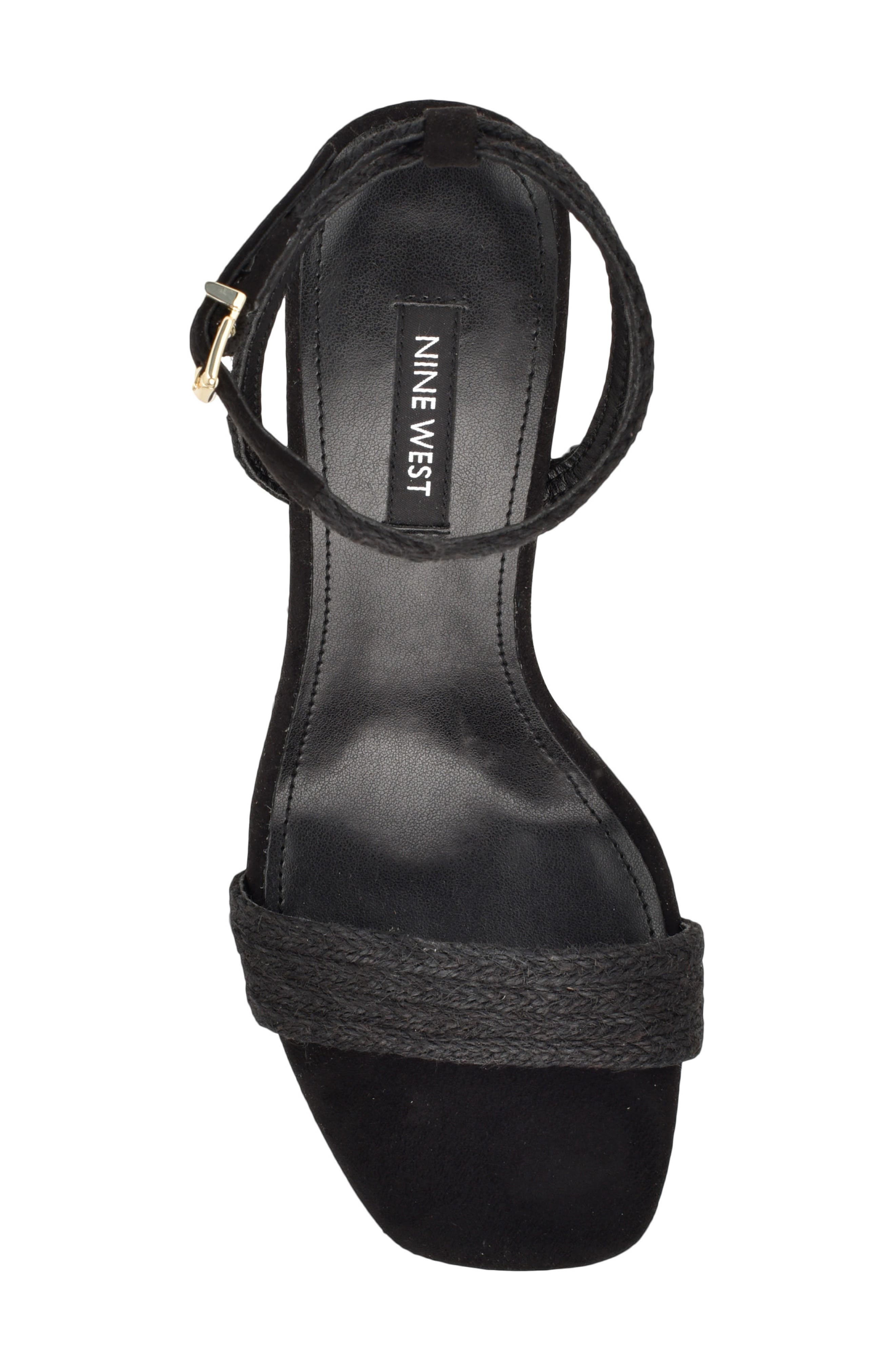 Nine West Nile Ankle Strap Wedge Sandal, Alternate, color, 