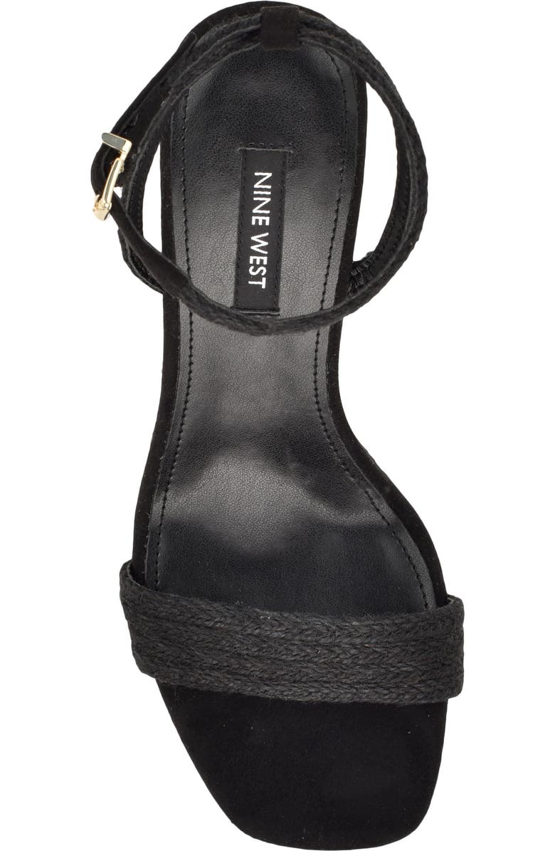 Nine West Nile Ankle Strap Wedge Sandal, Alternate, color,