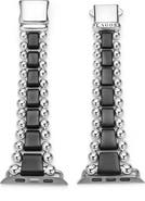 LAGOS Men's Smart Caviar Matte Black Ceramic & Stainless Steel Apple Watch® Watchband