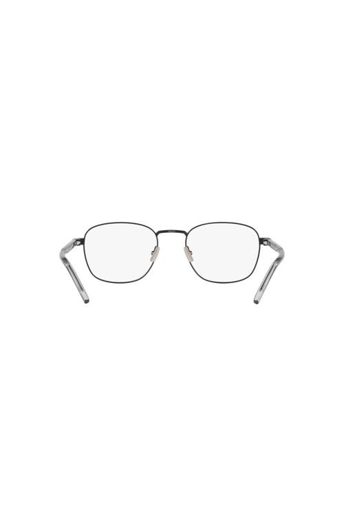 Saint Laurent 53mm Oval Optical Glasses In Black