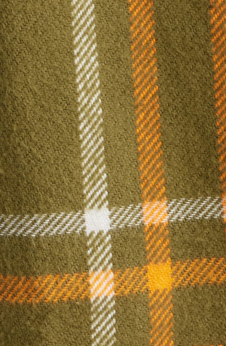 Billionaire Boys Club Desert Plaid Flannel Button-Up Overshirt, Alternate, color,