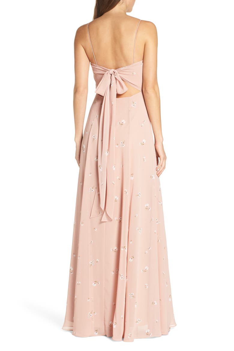 nordstrom bridesmaid dresses jenny yoo Kiara Floral Print Chiffon Evening Gown (Women) have In Your Wardrobe