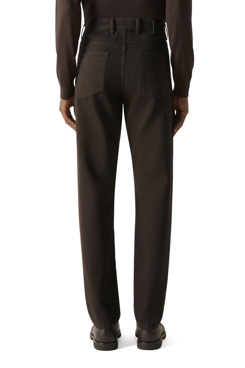 Roccia City Fit Jeans, Alternate, color, DARK BROWN
