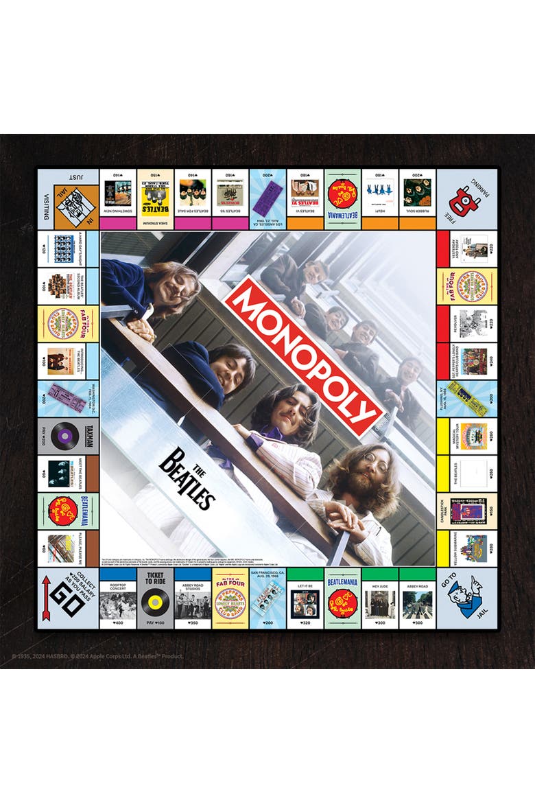 The Beatles Strategy Board Game, Alternate, color, Multicolored