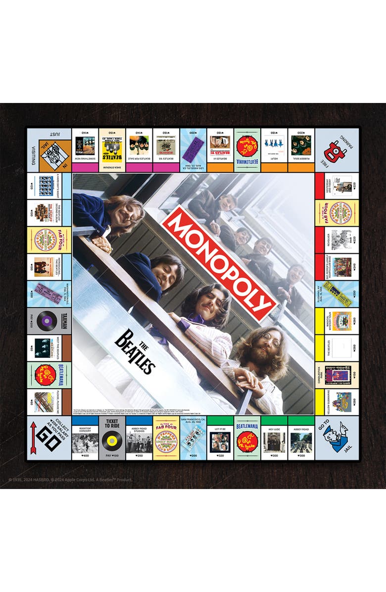 Monopoly The Beatles Strategy Board Game, Alternate, color, Multicolored