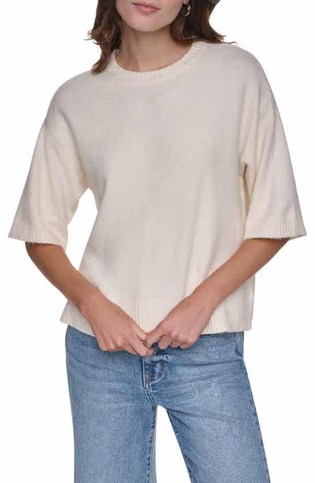 Boxy Short Sleeve Sweater