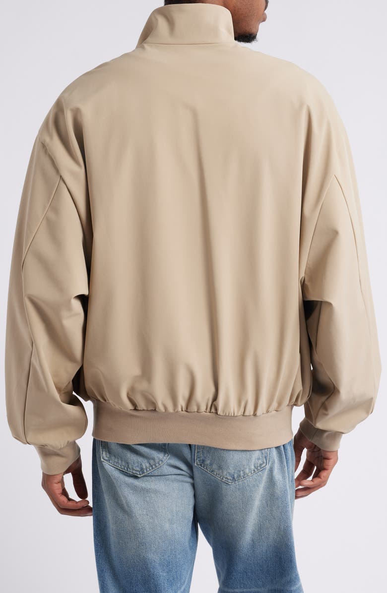 Fear of God Essentials Bonded Nylon Bomber Jacket, Alternate, color, 