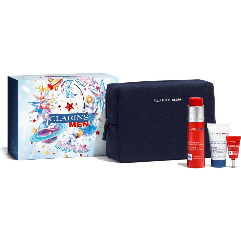 Clarins Men Enerigizing Essentials Set In Multi