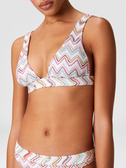 Missoni Zigzag-pattern Bikini In Multicoloured