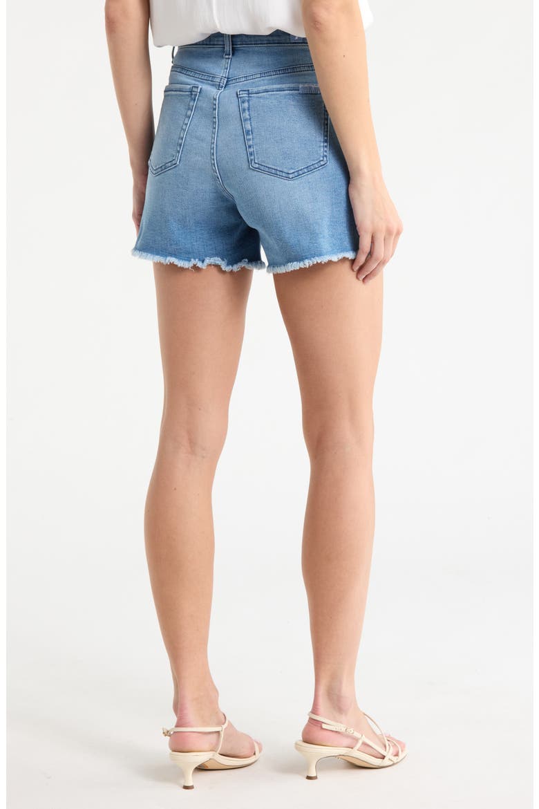 High Waist Denim Shorts, Alternate, color, AUGUSTA