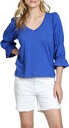 APNY Renaissance Sleeve Cotton Slub Top