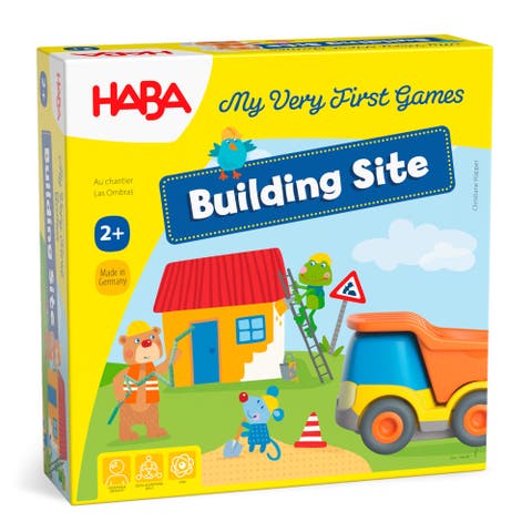 My Very First Games Building Site, A Cooperative Learning Kids Game, Toddler Learning Activities & Games for 2+ Year Olds with Included Toy Truck