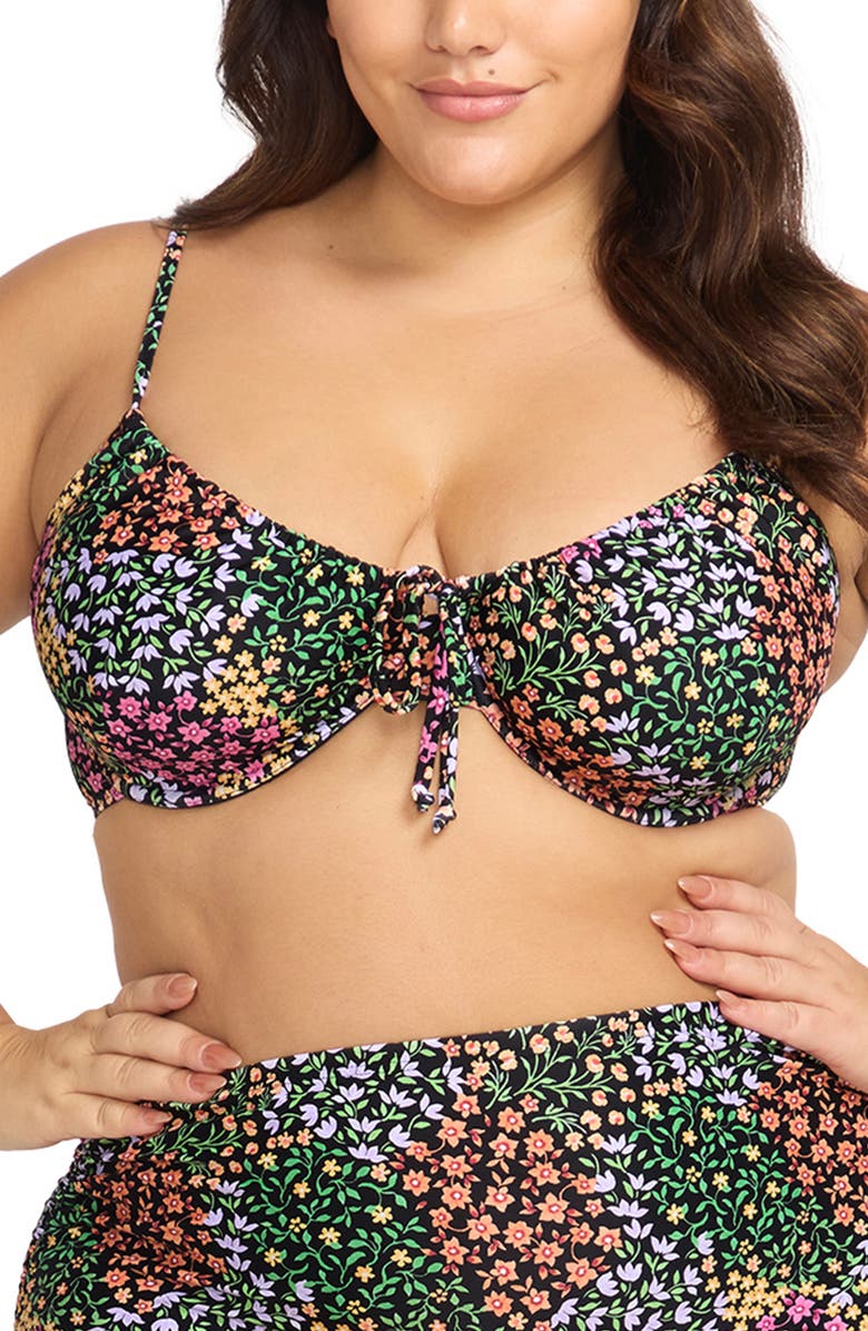 Artesands Davignon Degas D- & DD-Cup Underwire Bikini Top, Main, color, 