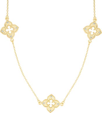 Clover Station Necklace