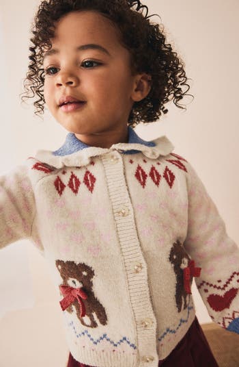 Kids' Teddy Bear Cardigan