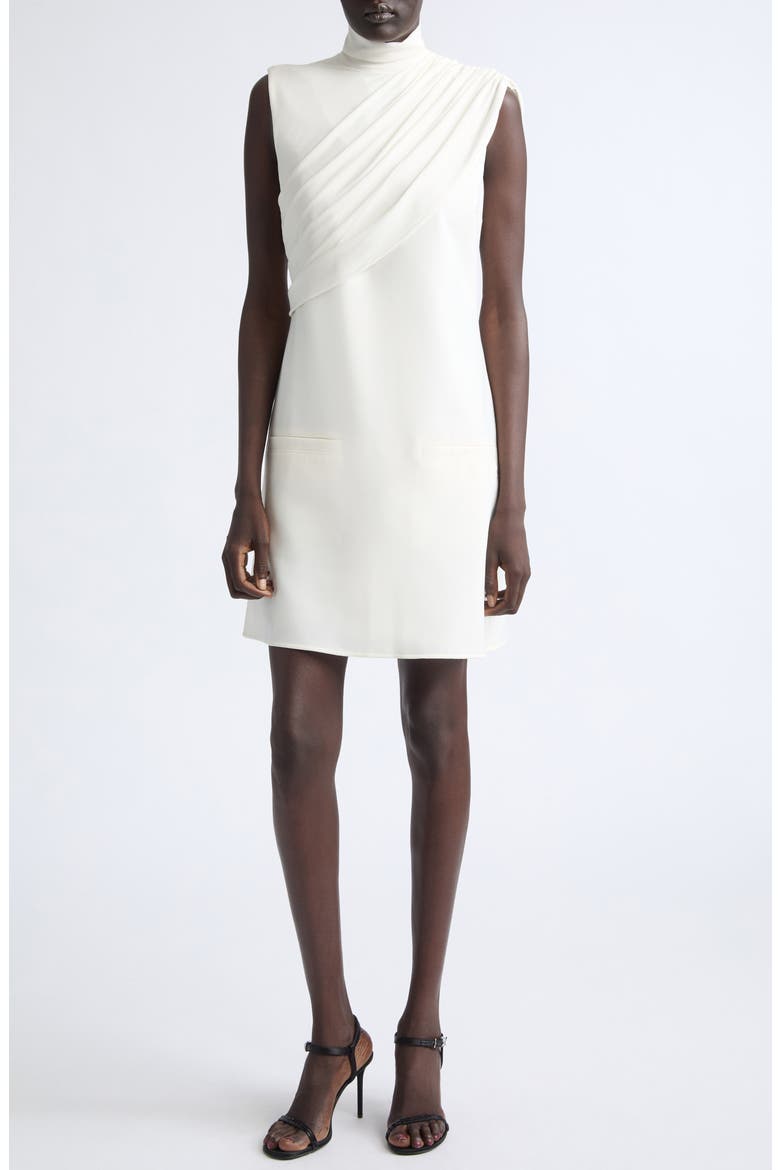 Twist A-Line Minidress, Main, color, HERITAGE WHITE