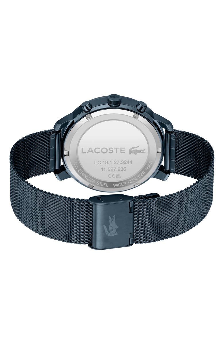 Lacoste Replay Chronograph Mesh Strap Watch, 44mm, Alternate, color, 