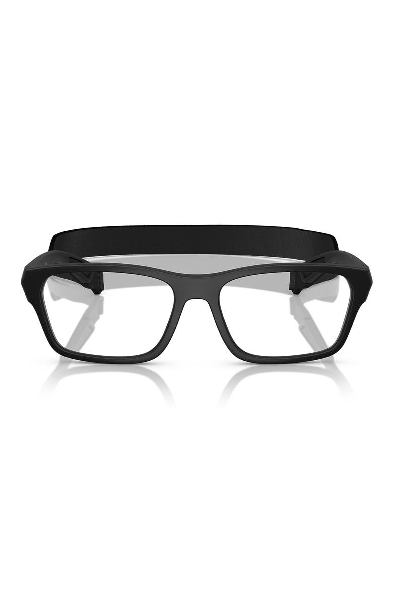 54mm Pillow Optical Glasses, Main, color, MATTE BLACK