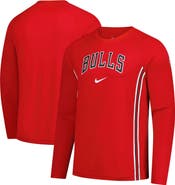 Nike Men's Nike Red Chicago Bulls 2025/26 Authentic Pre-Game Legend Dri-FIT Long Sleeve Shooting Shirt