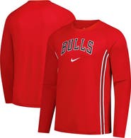 Nike Men's Nike Red Chicago Bulls 2025/26 Authentic Pre-Game Legend Dri-FIT Long Sleeve Shooting Shirt
