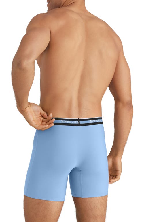 Tommy John 3-pack Comfort Micro 6-inch Boxer Briefs In Blue