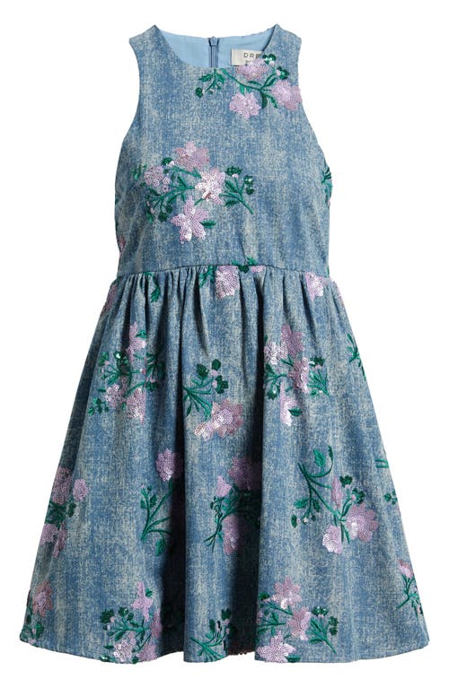Sister Jane Azul Sequin Minidress In Blue