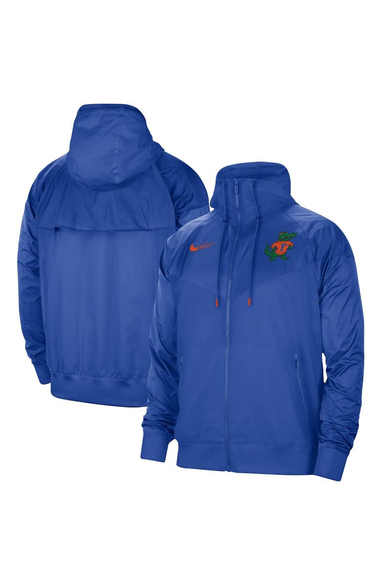 Nike Men's Nike Royal Florida Gators Windrunner Raglan Full-Zip Jacket, Main, color, 