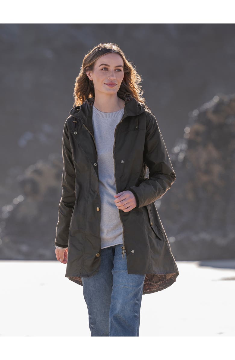 Celtic 
Co. Wax Riding Coat, Alternate, color, Dark Brown