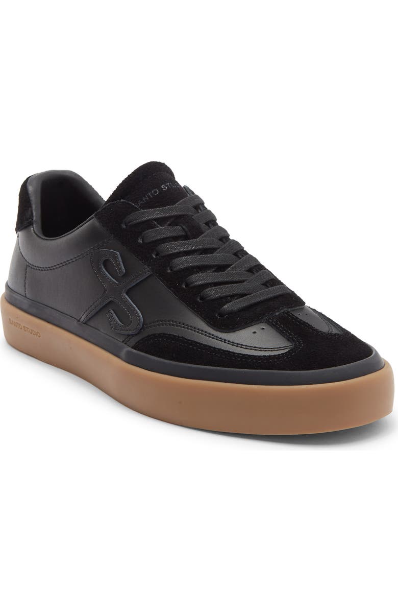 SANTO STUDIO Trento Low Top Sneaker, Main, color, Black