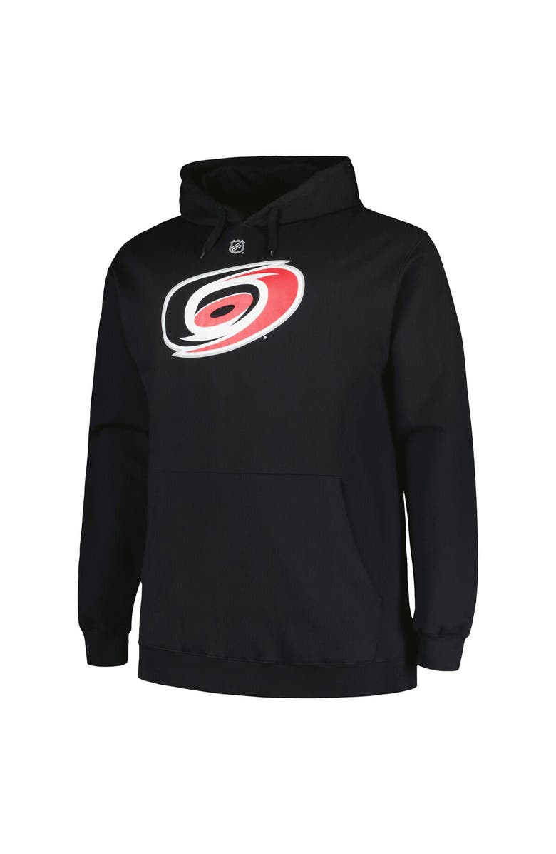 PROFILE Men's Profile Sebastian Aho Black Carolina Hurricanes Big & Tall Name & Number Pullover Hoodie, Alternate, color, Black