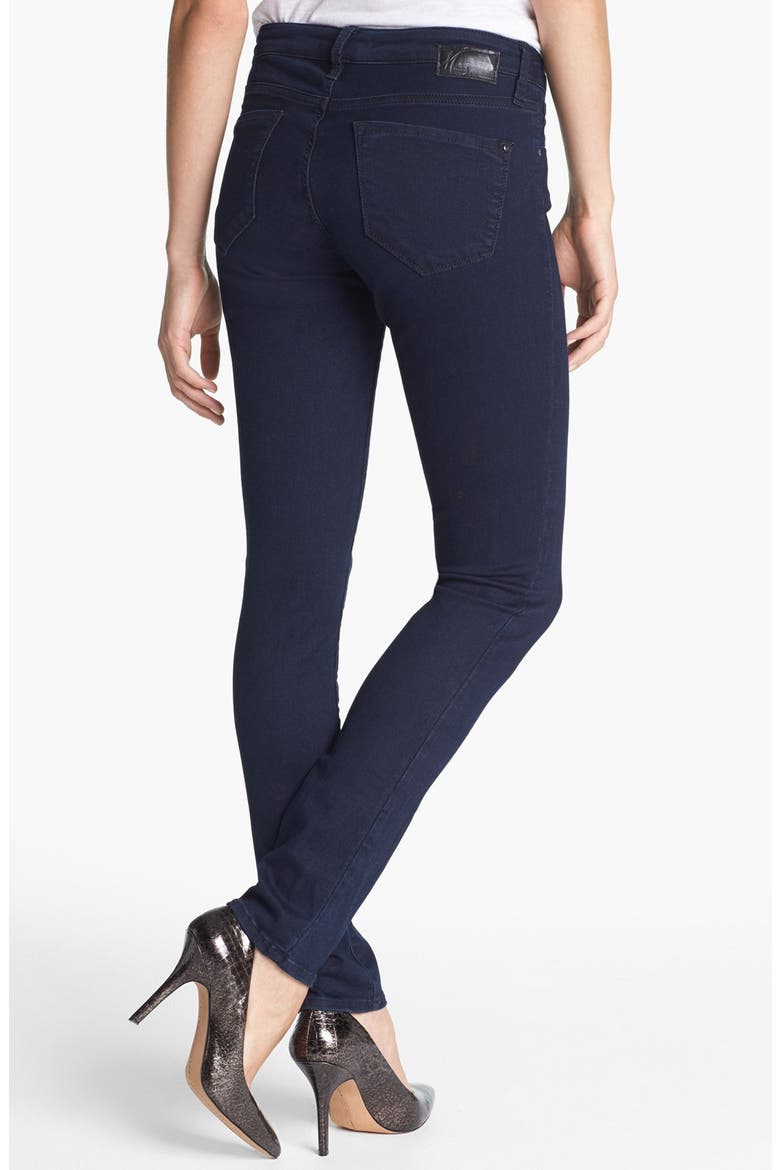 'Alexa' Midrise Skinny Jeans, Alternate, color, DARK SHANTY