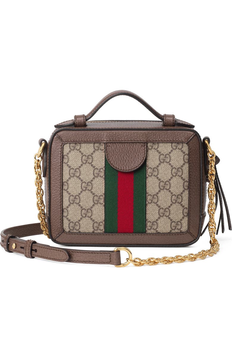 Gucci Mini Ophidia GG Supreme Canvas Shoulder Bag, Alternate, color,