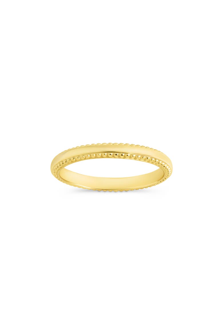 Kayden Milgrain Band Ring, Main, color, GOLD