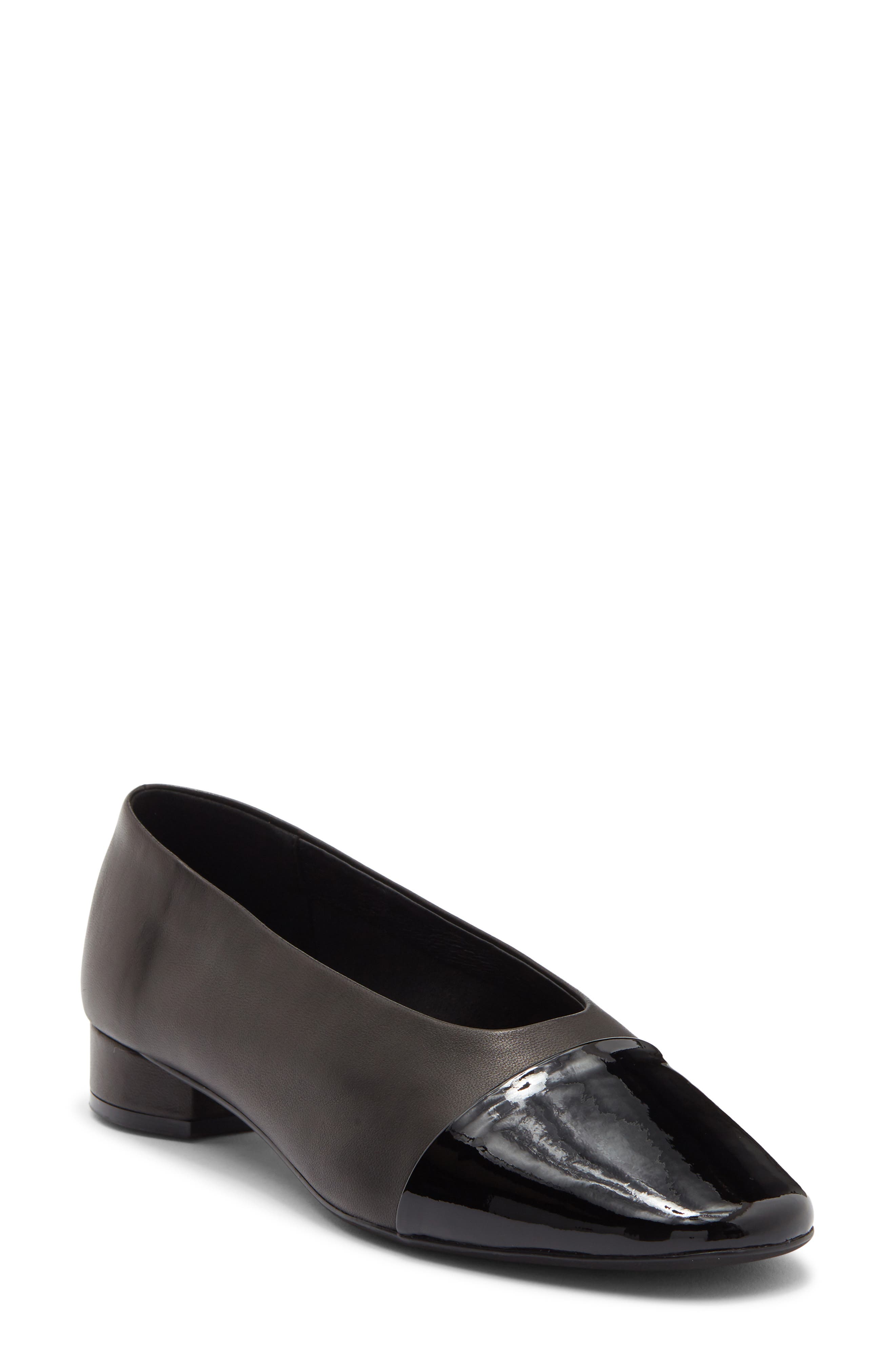 Schedule Cap Toe Pump, Main, color, BLACK BLACK PATENT