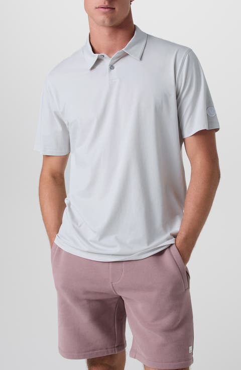 Feather Stretch Cotton Polo