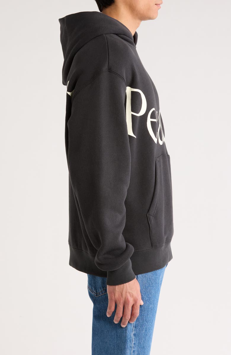 Museum of Peace & Quiet Jumbo Wordmark Pullover Hoodie, Alternate, color, Black
