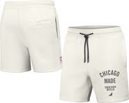 STAPLE Men's NBA x Staple Cream Chicago Bulls Heavyweight Fleece Shorts