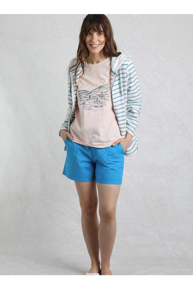 Striped Full Zip Hoodie, Alternate, color, Mineral Blue