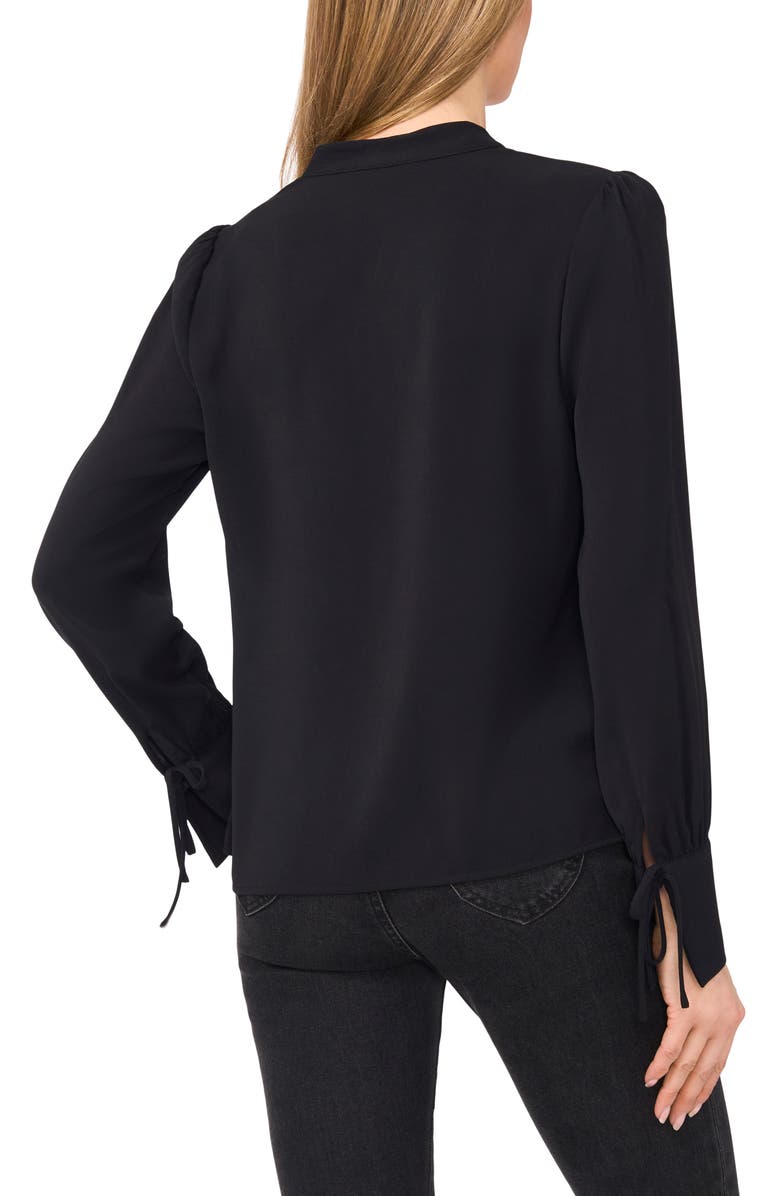 CeCe Tie Bow Long Sleeve Top, Alternate, color, 