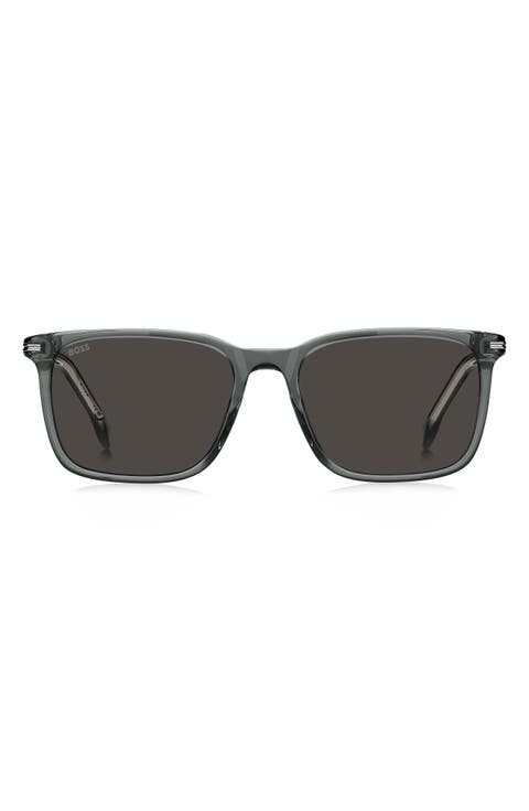 55mm Rectangular Sunglasses