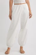 Reformation Aven Stretch Organic Cotton Balloon Pants