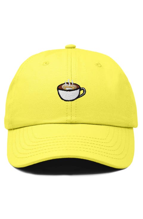Cappuccino Embroidered Casual Cap