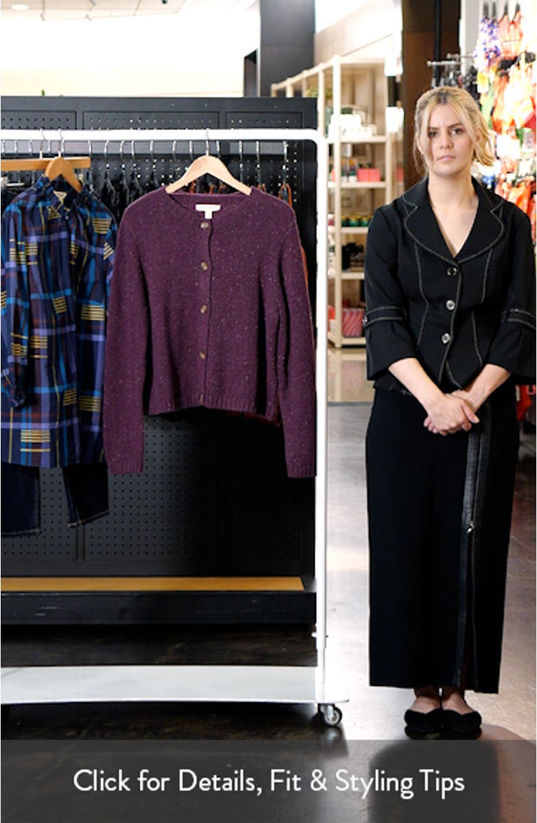 Dawson Pick Merino Wool Blend Cardigan, sales video thumbnail