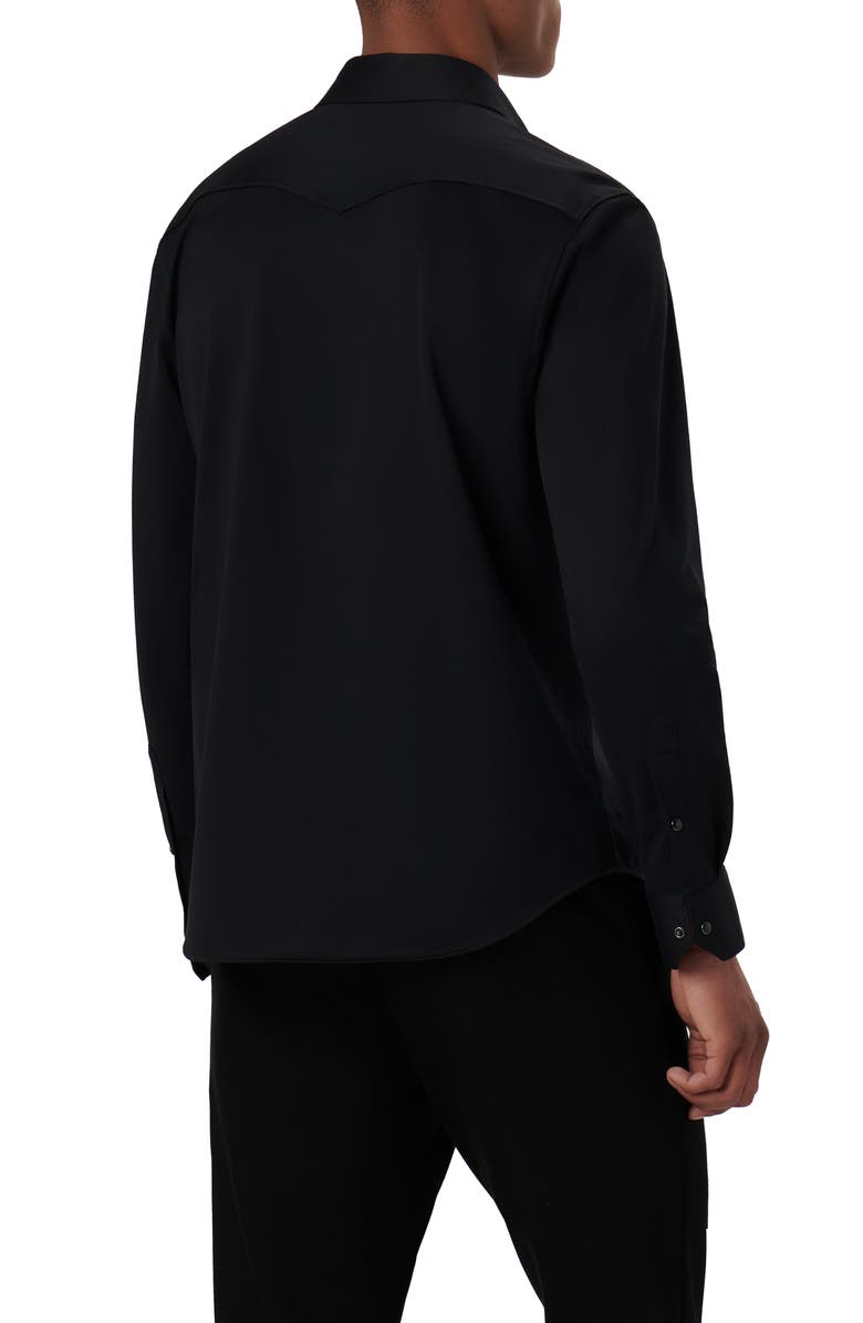 Bugatchi Bill OoohCotton<sup
®</sup
Snap-Up Western Shirt, Alternate, color,