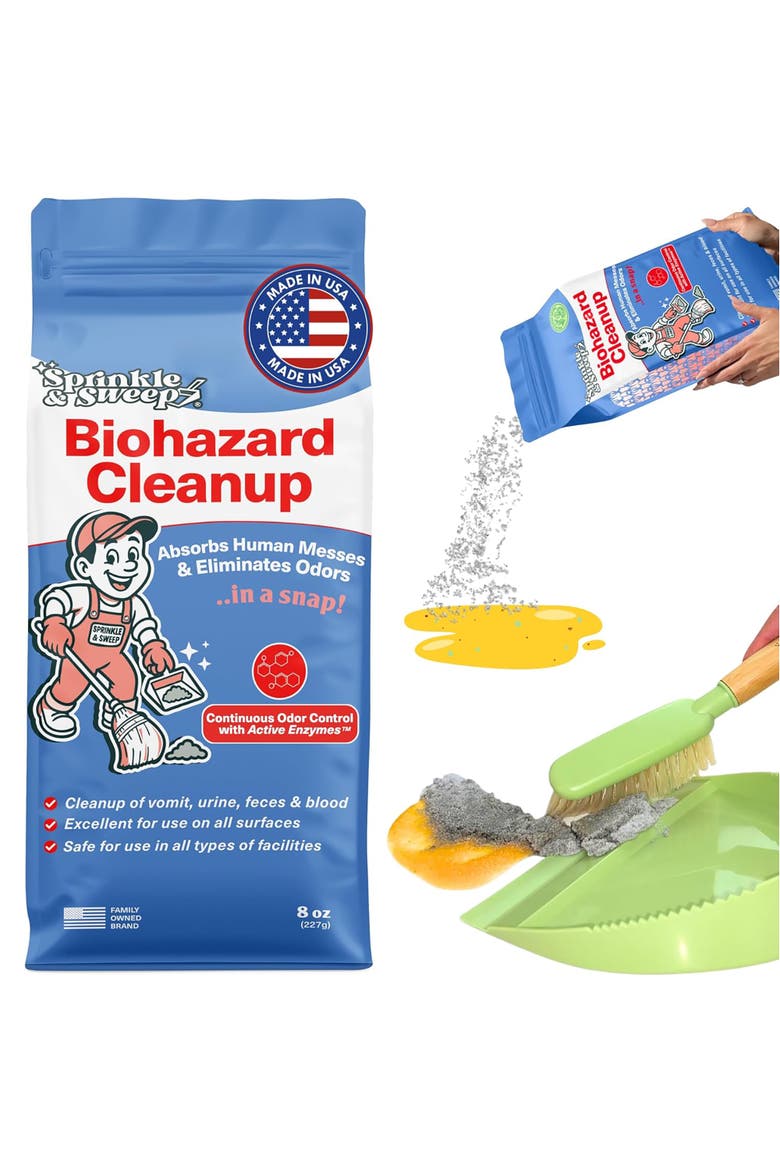 8 oz Biohazard Cleanup Bodily Fluid Solidifier, Alternate, color, Multicolored